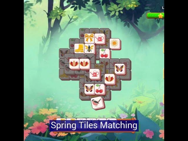 Video thumbnail for Spring Tiles Matching #browsergame