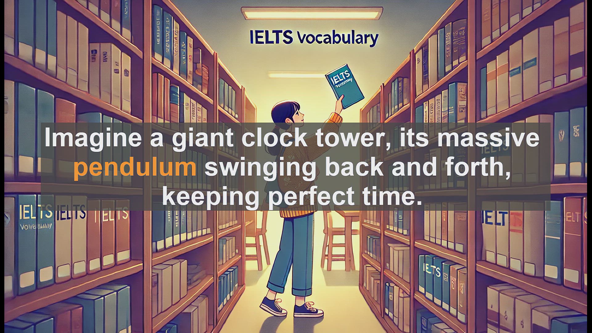 'Video thumbnail for 5000 Must Know IELTS 8.0 Vocabulary - Understanding 'Pendulum': A Key Word for IELTS Success'