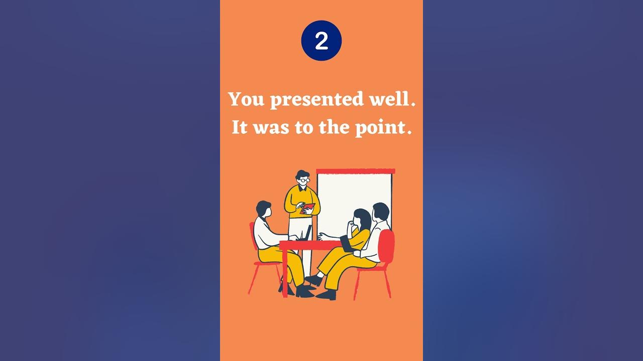 'Video thumbnail for 5 Examples of How to Appreciate Someone’s Speech or Presentation'