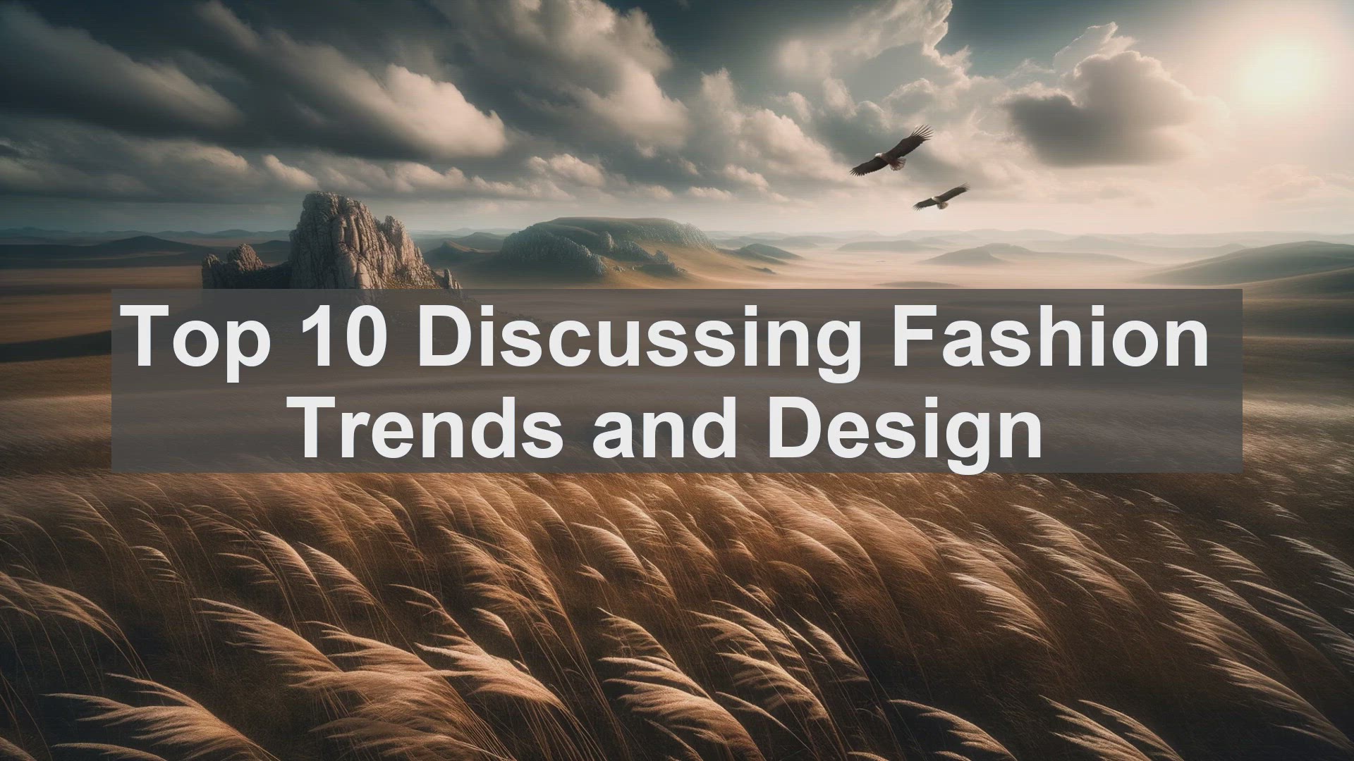 'Video thumbnail for Top 10 Discussing Fashion Trends and Design'
