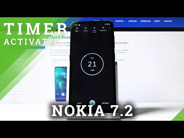Video thumbnail for How to Activate Timer in NOKIA 7.2 – Timer App