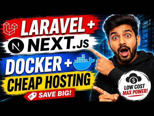 Video thumbnail for Dockerize Laravel & Next.js App 🚀 | Deploy on the Cheapest Hosting Provider