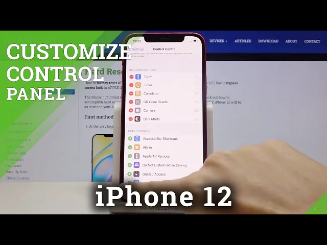 Video thumbnail for How to Personalize Control Center in iPhone 12 – Customize Control Panel