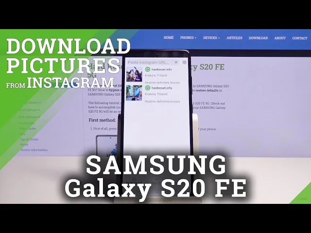Video thumbnail for How to Download Pictures on SAMSUNG Galaxy S20 FE 5G – Save Image