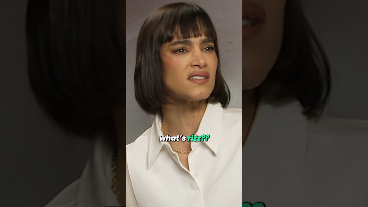 Sofia Boutella Learns What Rizz Means 😂 | Open Video