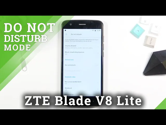 Video thumbnail for How to Enable Do Not Disturb Mode on ZTE Blade V8 Lite – Customize DND Mode