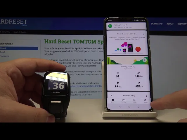Video thumbnail for How to Unpair TOMTOM Spark 3 Cardio from Smartphone - Disconnect Device