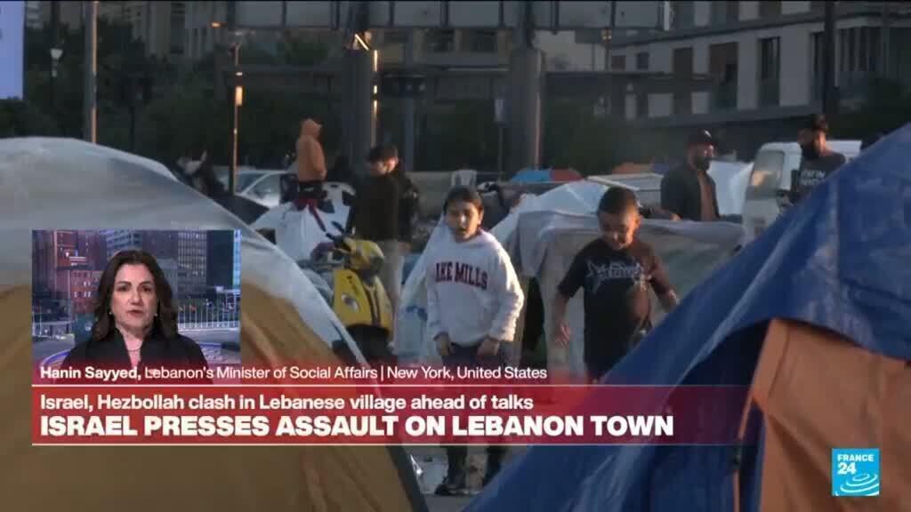 Video thumbnail for Lebanon will need '1 billion dollars just to keep humanitarian situation afloat', minister says