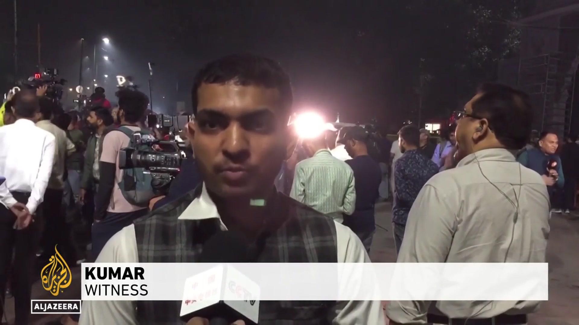 'Video thumbnail for Indian police invoke ‘antiterror’ law after Delhi Red Fort blast kills at least 12 people'