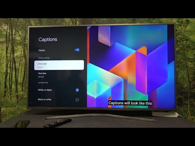 Video thumbnail for How To Customize Captions on Google Chromecast 4.0 4K with Google TV - Change Letter Size