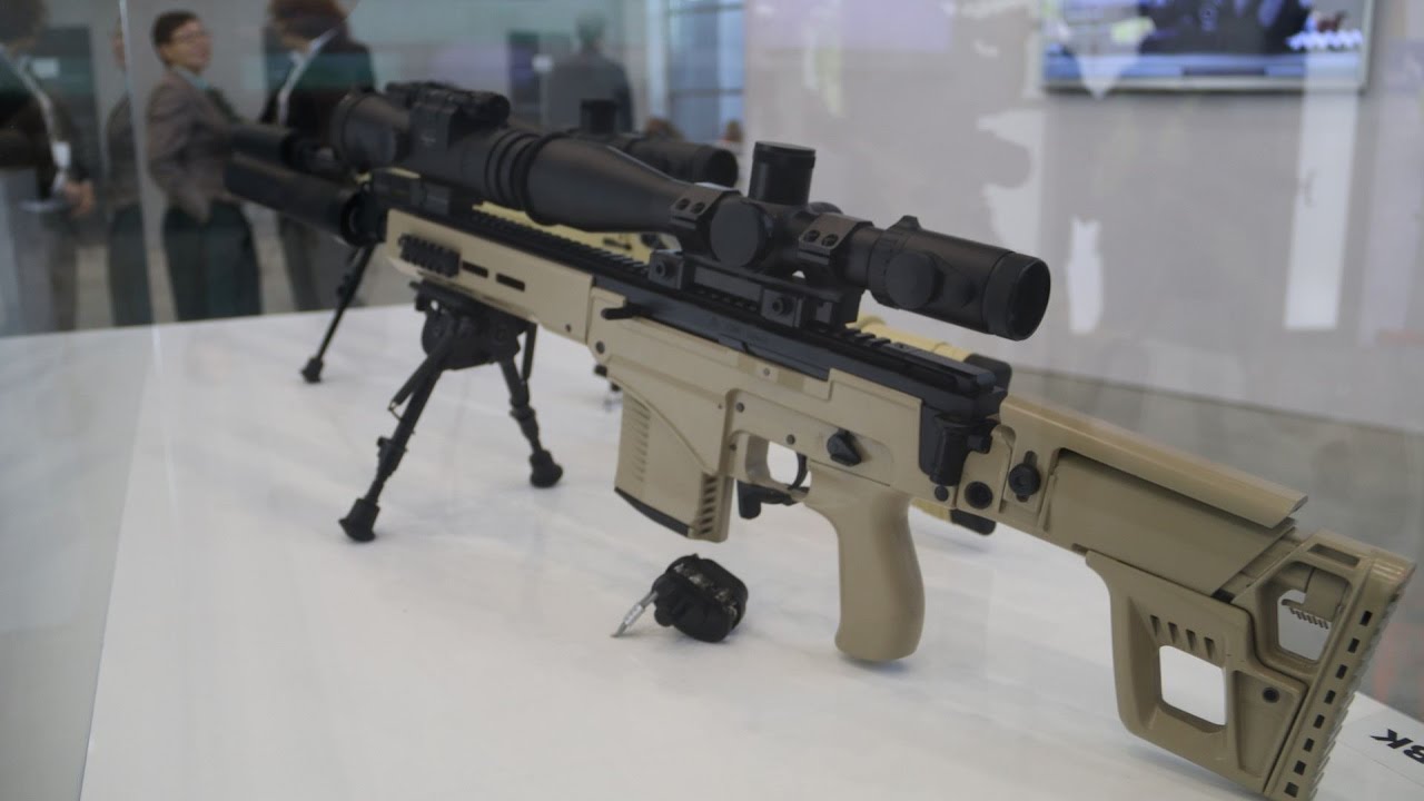 'Video thumbnail for SVDM  SVK Kalashnikov Калашников sniper rifle  review interview Army 2016 Russia Russian firearms ma'
