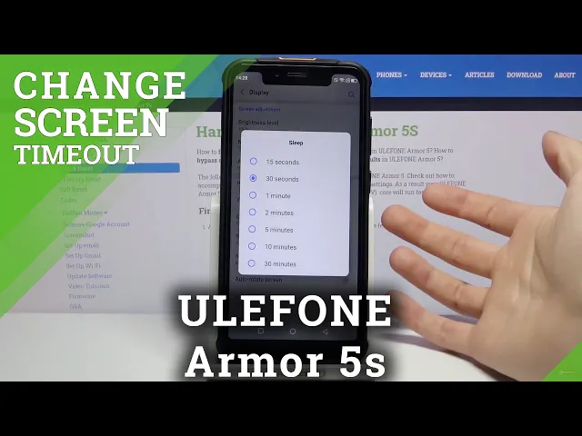 Video thumbnail for How to Set Screen Timeout in ULEFONE Armor 5s – Change Blackout Time