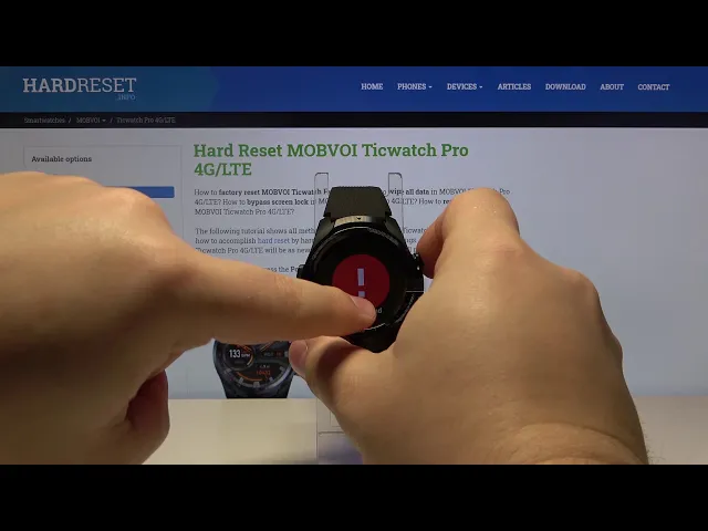 Video thumbnail for How to Factory Reset MOBVOI TicWatch Pro 4G – Erase All Data & Content