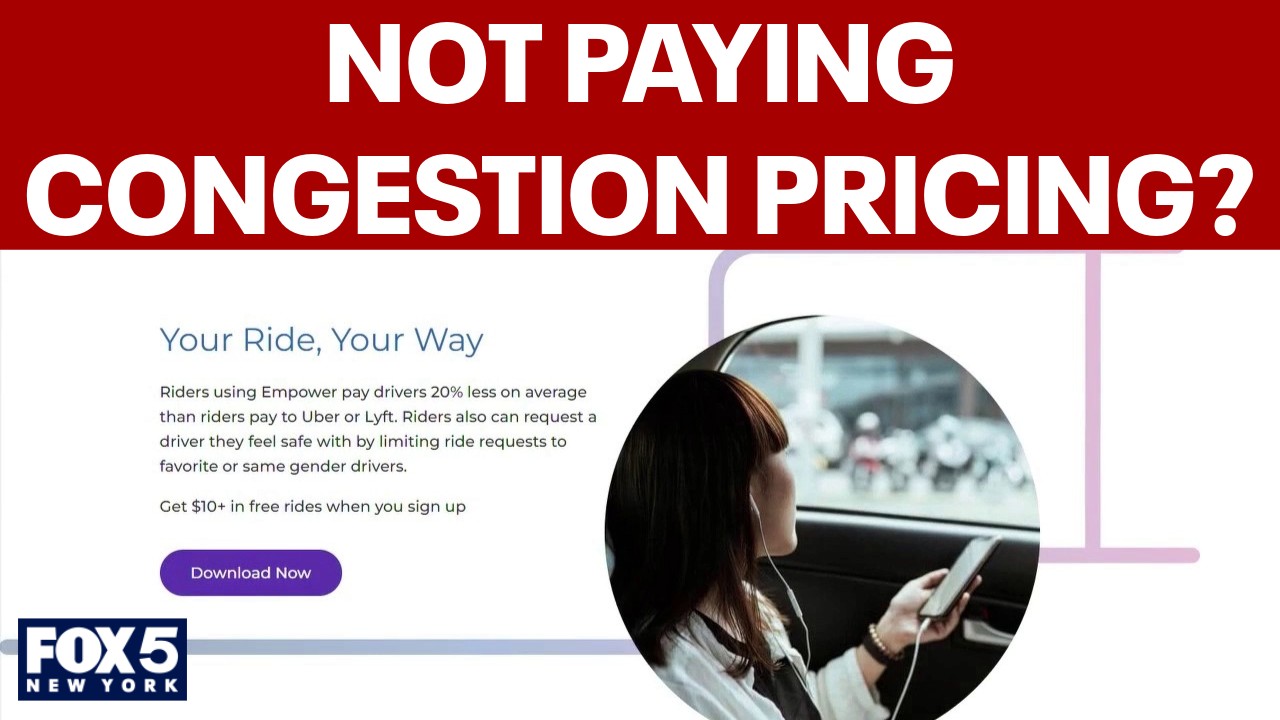Video thumbnail for Rideshare app might owe MTA millions in unpaid congestion pricing tolls