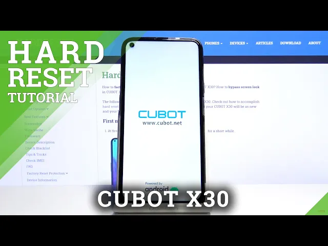 Video thumbnail for How to Hard Reset CUBOT X30 – Restore Default Settings