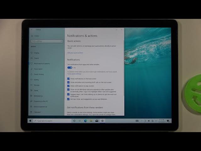 Video thumbnail for How to Enable/Disable Notifications on MICROSOFT Surface Go 2 – Manage Notification Settings