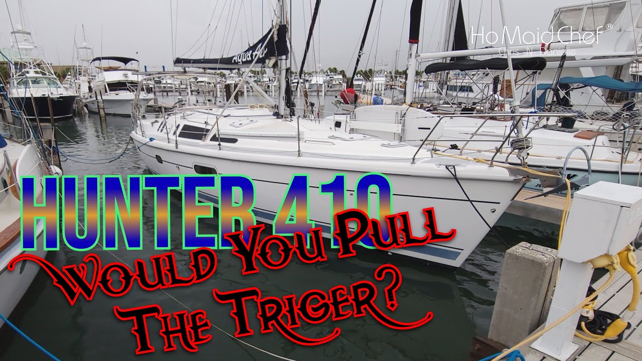 Video thumbnail for Max Budget Hunter 410 Sailboat - It Checks A Lot Live Aboard Of Boxes!