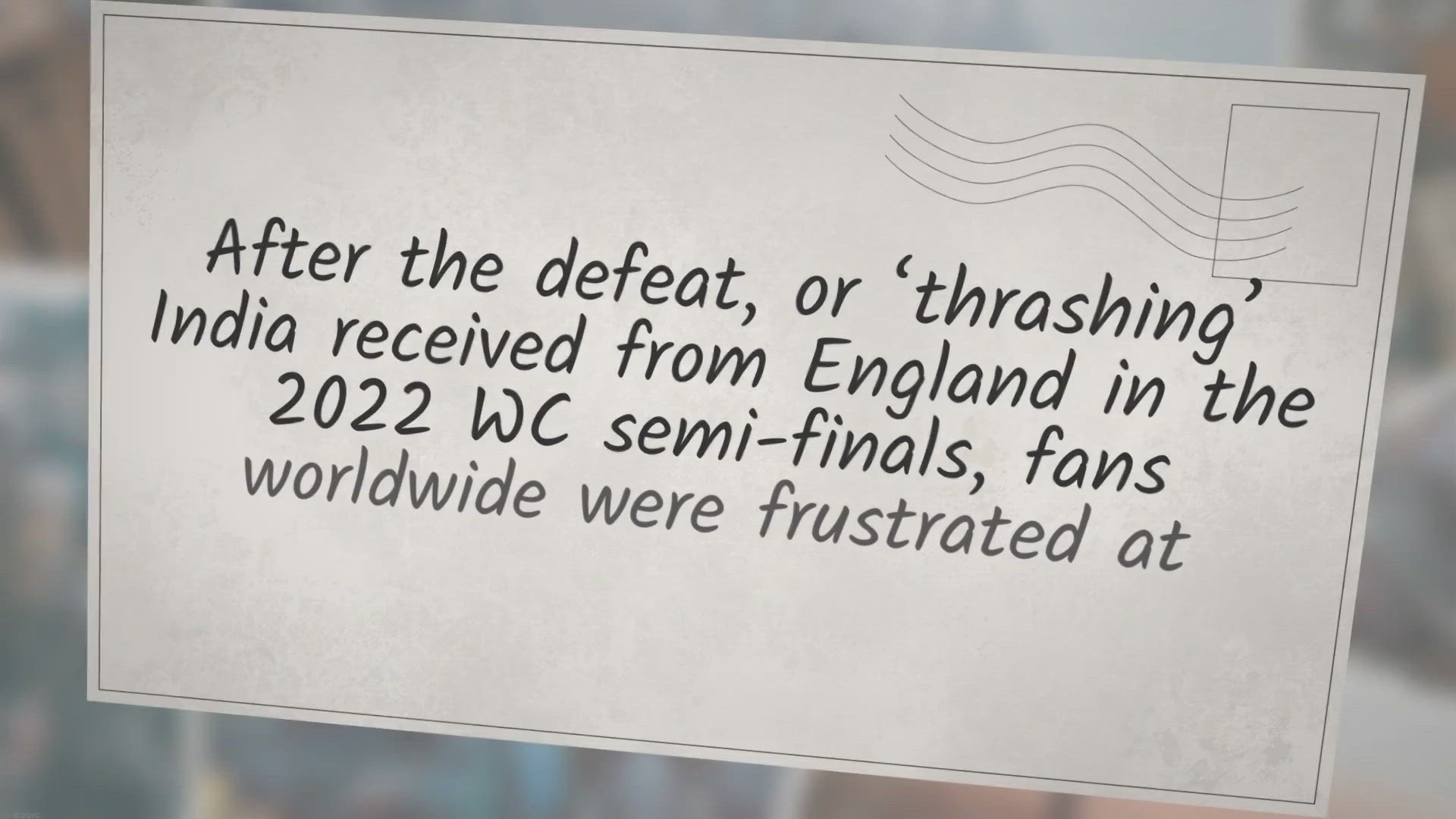 Video thumbnail for An Open Letter From a Cricket Fan to Those In Charge of Indian Cricket