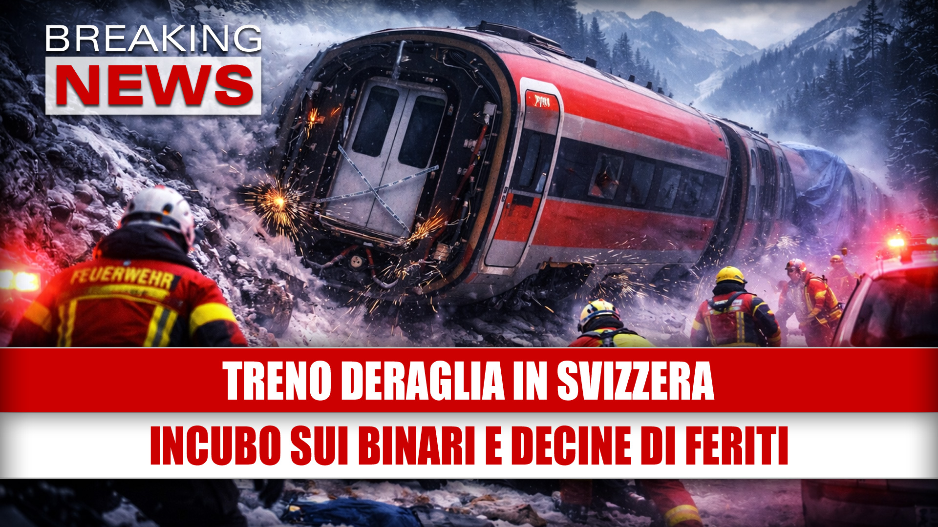Video thumbnail for treno-deraglia-svizzeTreno deraglia in Svizzera: panico sui binari e decine di feritira