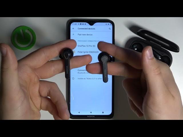 Video thumbnail for How to Power On or Off Nokia Lite Earbuds BH-205?