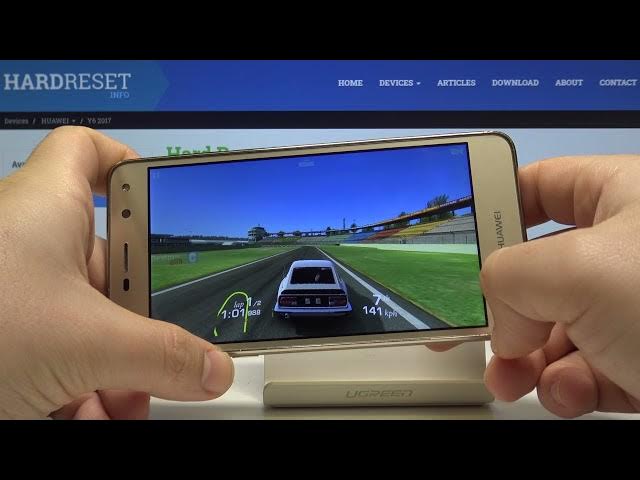 Video thumbnail for Game Test of Real Racing 3 on Huawei Y6 2017 – FPS Review / Performance Checkup
