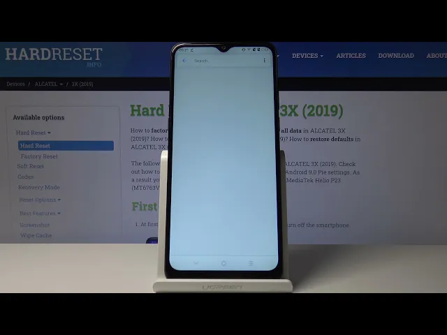 Video thumbnail for How to Activate High Contrast Text on ALCATEL 3X 2019 – Display Settings