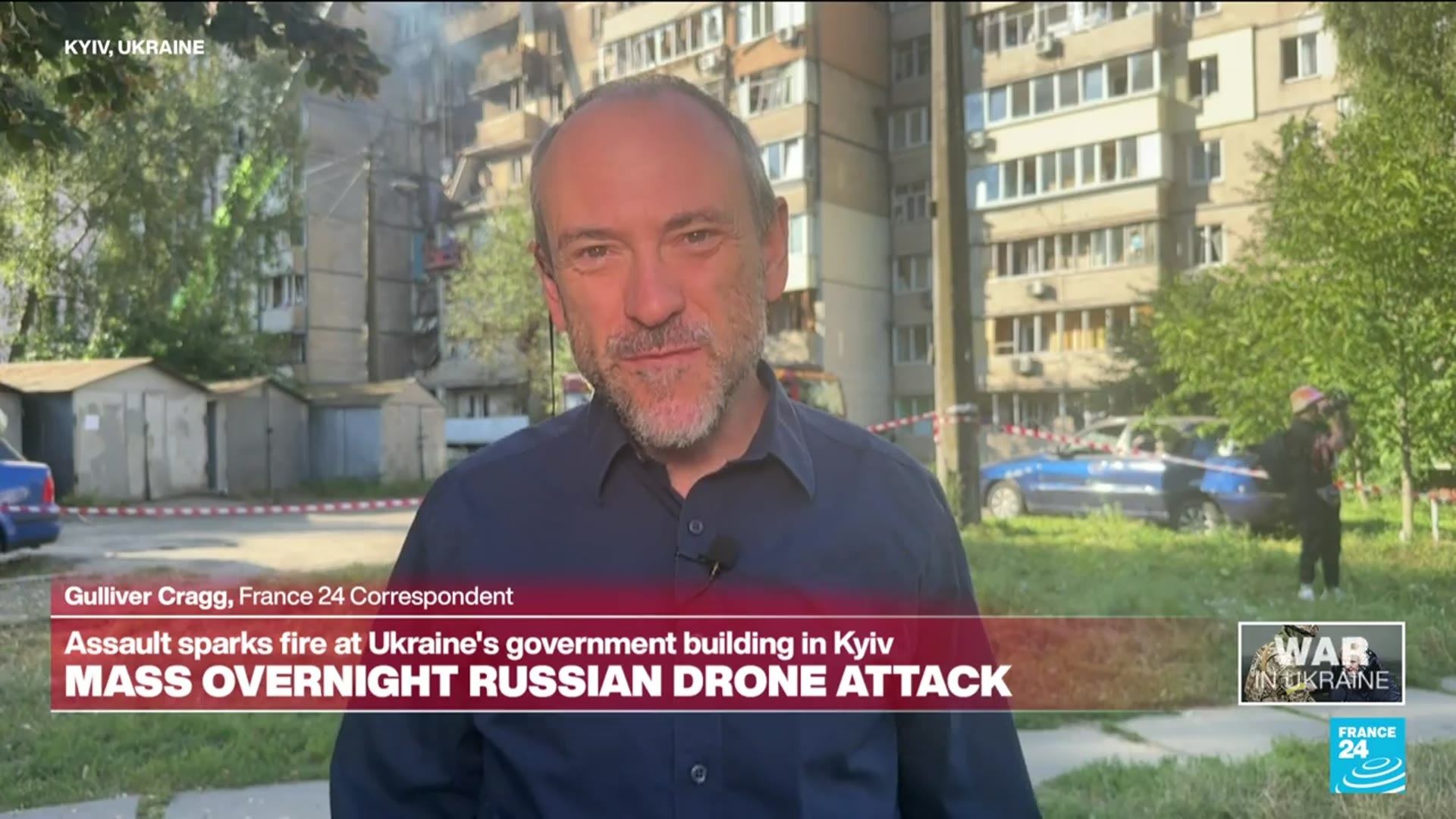 'Video thumbnail for Russia conducts massive air attack on Kyiv, other Ukrainian regions'