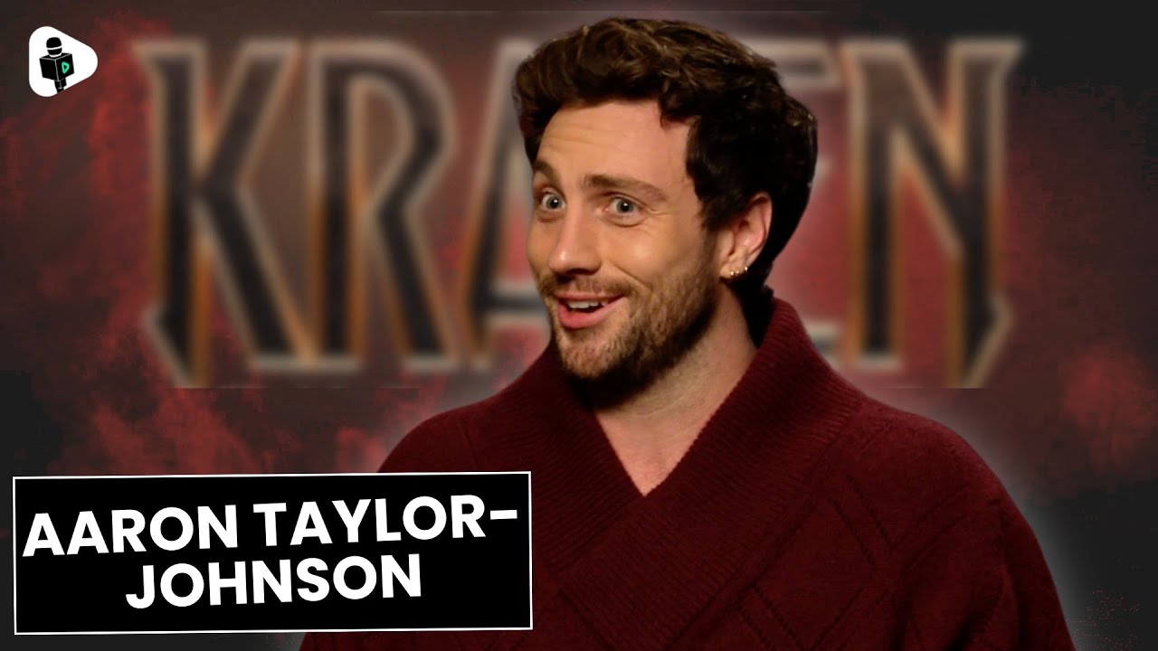 Video thumbnail for Aaron Taylor-Johnson Kraven’s R Rating, Brad Pitt & London 😂 Kraven The Hunter Interview