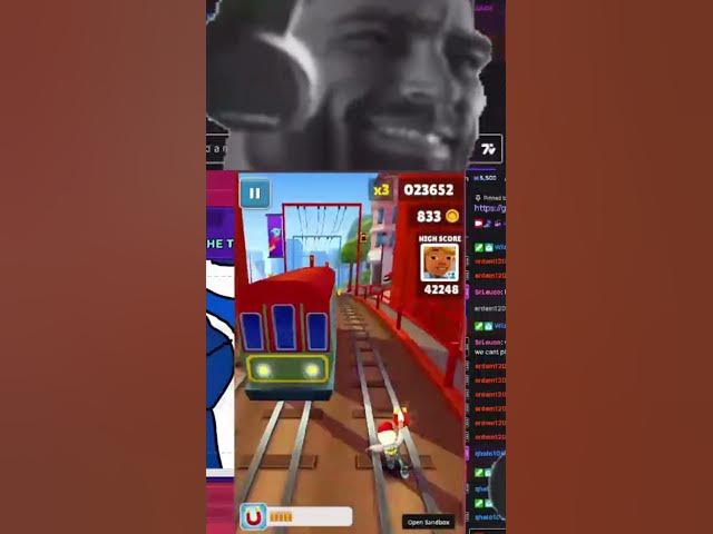 Video thumbnail for 25k run on subway surfers #alfredrouse #subwaysurfers #like
