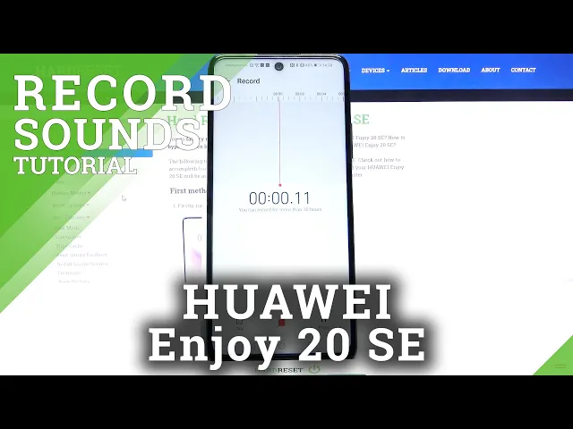 Video thumbnail for How to Record Sounds on HUAWEI Enjoy 20 SE – Sounds Recording