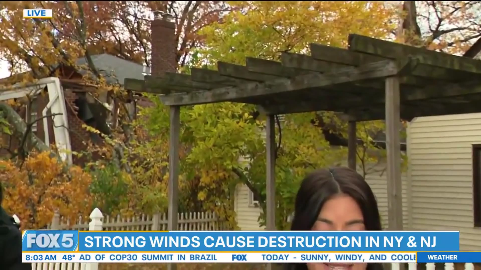 'Video thumbnail for Tri-State area winds cause damage in NYC, NJ'