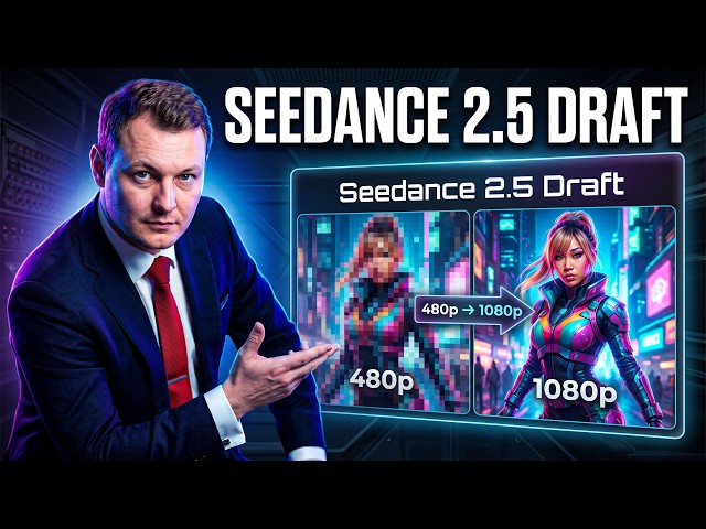Video thumbnail for Seedance 2.5 Draft: Fast AI Video Generation Test