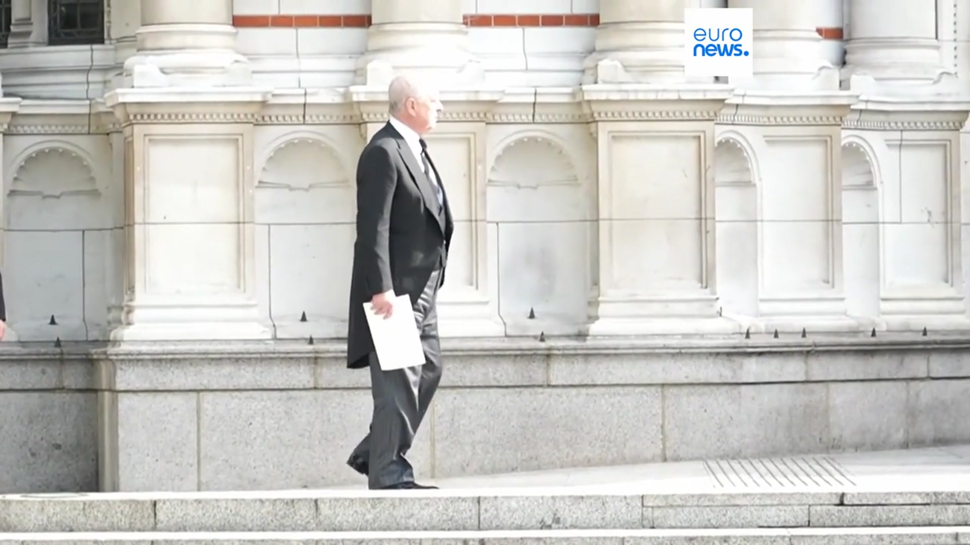 'Video thumbnail for Prince Andrew to lose 'prince' title and move out of Royal Lodge, Buckingham Palace says'