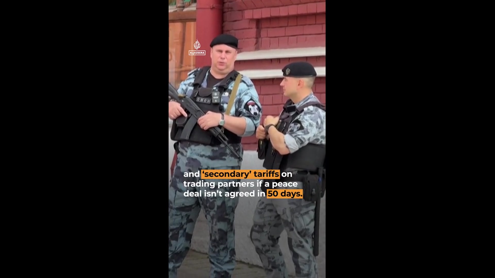 'Video thumbnail for Trump announces new weapons for Ukraine, threatens tariffs on Russia'