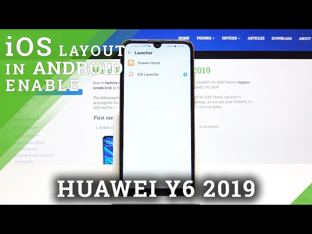 Video thumbnail for How to Get Apple Menu in Android on Huawei Y6 2019 - Download & Install iOS Launcher
