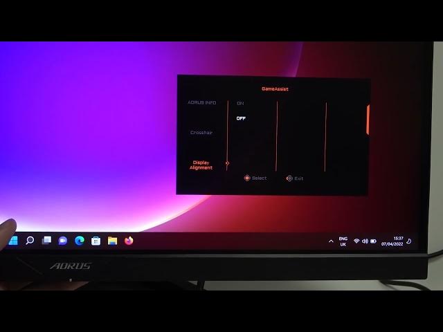 Video thumbnail for How to Enable or Disable Gaming Crosshair in Gigabyte Aorus Fi27Q?