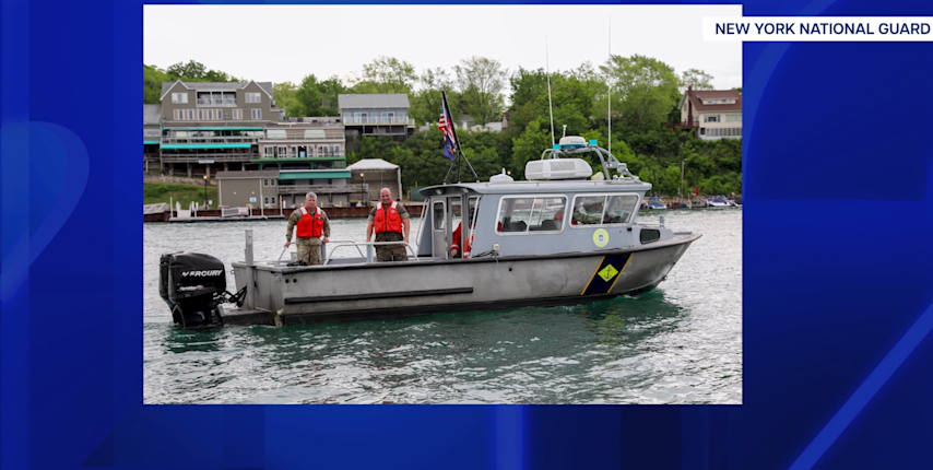 Video thumbnail for Naval training mission on Hudson River near Stony Point finishes this week