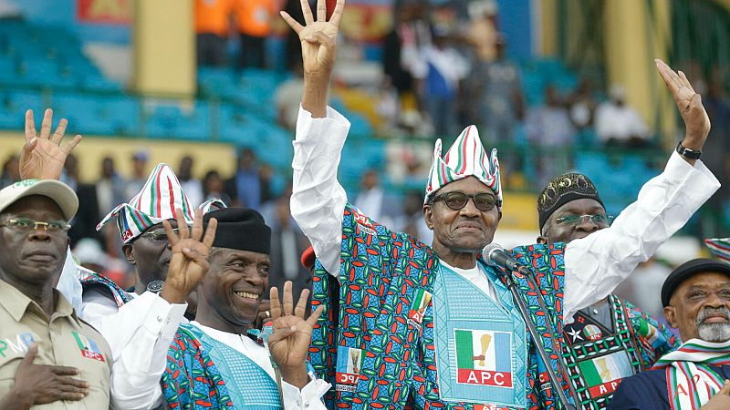 'Video thumbnail for World leaders express condolences over death of Nigerian ex-president Muhammadu Buhari'