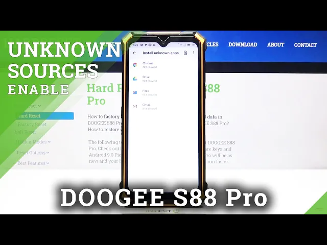 Video thumbnail for How to Allow Unknown Sources in DOOGEE S88 Pro – Enable App Installation