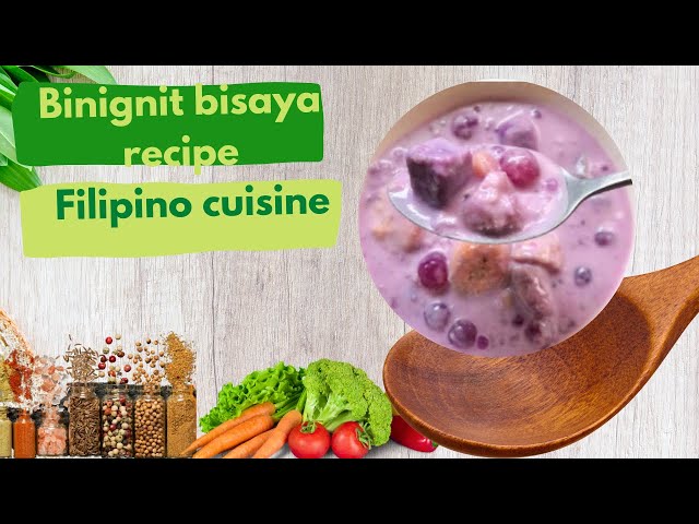 'Video thumbnail for Binignit bisaya recipe Filipino-cuisine- video'
