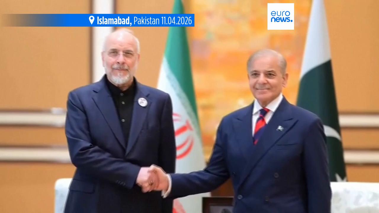 Video thumbnail for US and Iranian officials begin high-stakes peace talks in Pakistan to resolve war