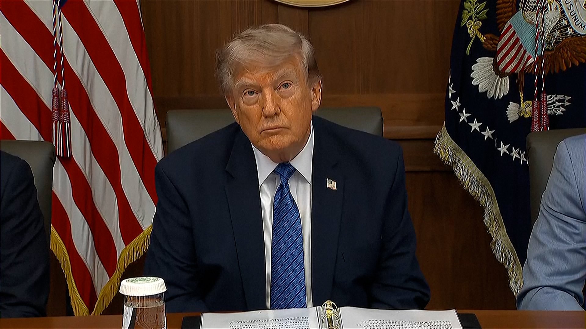 Video thumbnail for Trump says Hamas disarmament deal will be complex to deliver