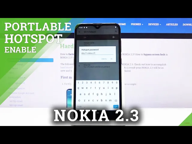 Video thumbnail for How to Use Portable Hotspot in NOKIA 2.3 – Wi-Fi Sharing