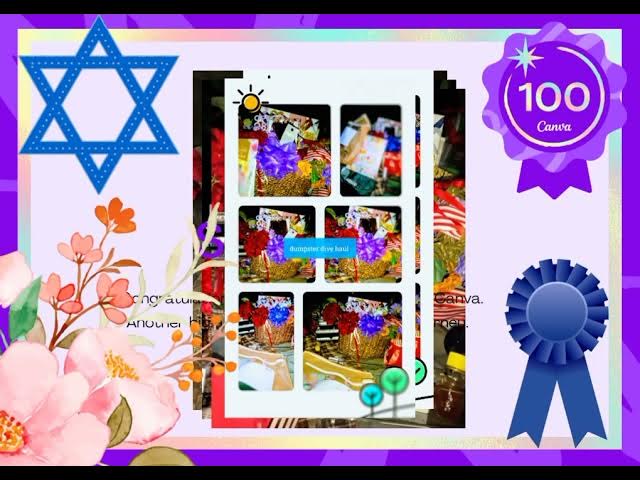 Video thumbnail for my 100 creation in canva