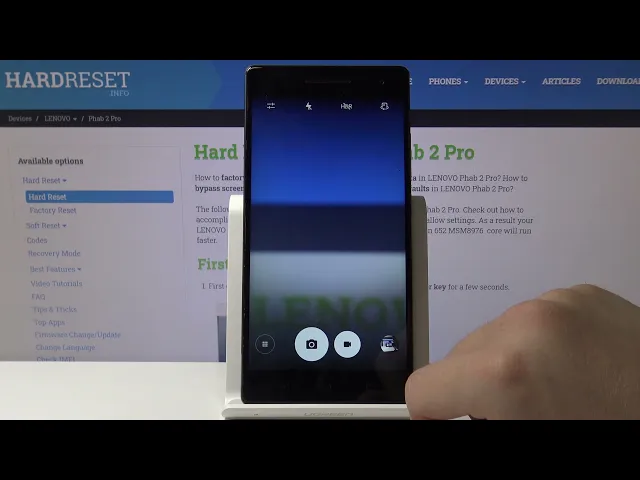 Video thumbnail for LENOVO Phab 2 Pro and Camera Settings - Disable Camera Shutter Sounds