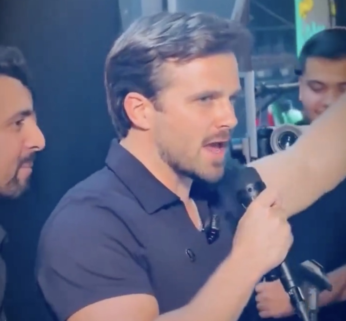 Video thumbnail for ‘Down with the USA’: US influencer Jackson Hinkle attends Khamenei’s funeral
