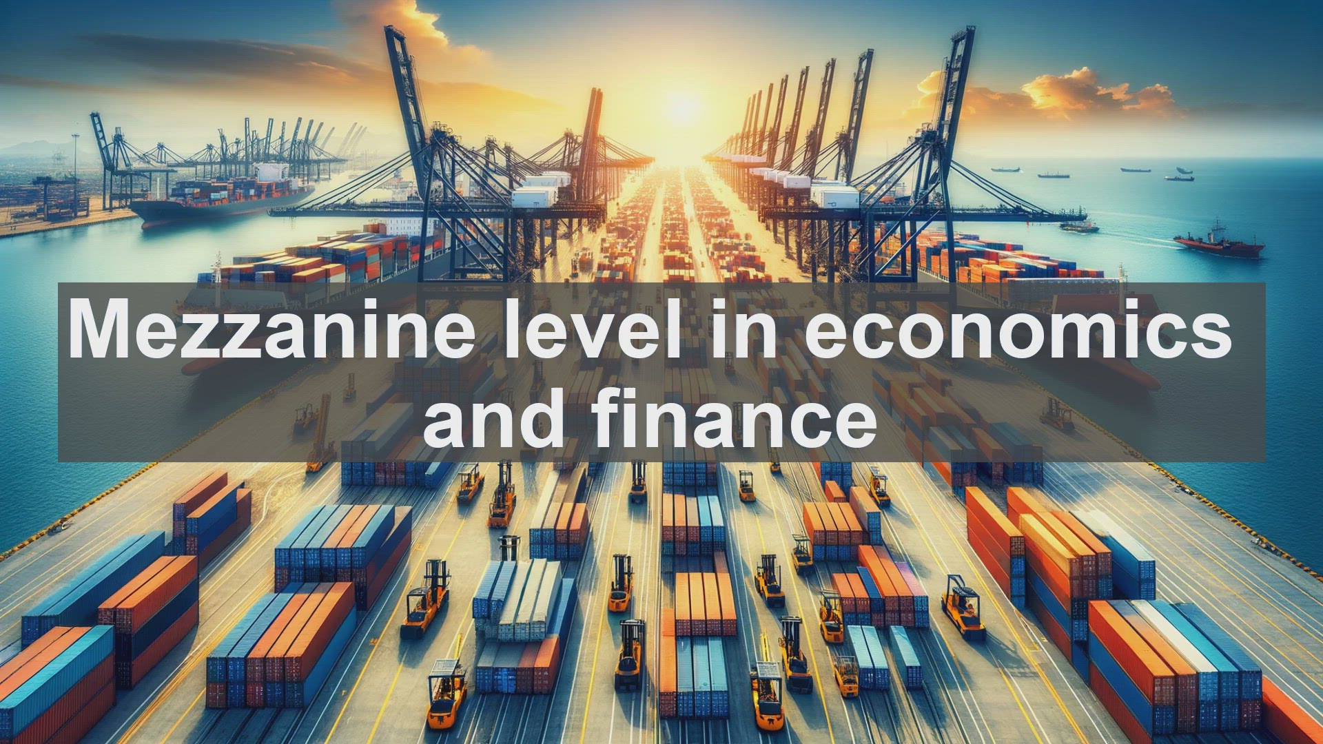 'Video thumbnail for Mezzanine level in economics and finance'