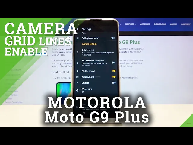 Video thumbnail for How to Activate Camera Grid Lines in Motorola Moto G9 Plus - Create Perfect Composition