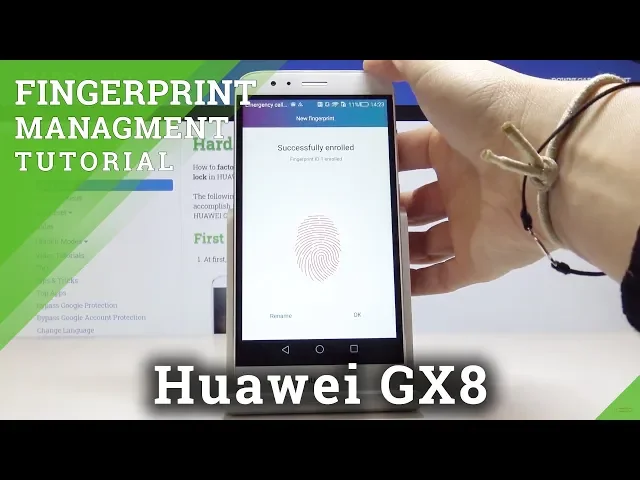 Video thumbnail for How to Start Using Fingerprint on Huawei GX8 – Fingerprint Screenlock