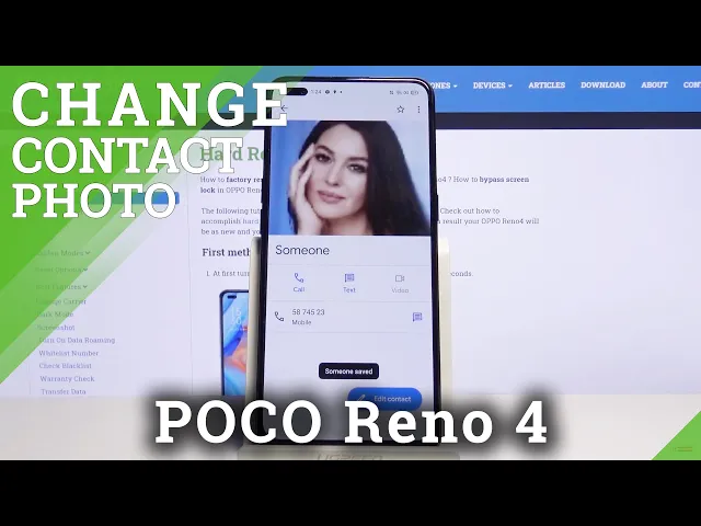 Video thumbnail for How to Add Photo to Contact in OPPO Reno4 – Personalize Contacts